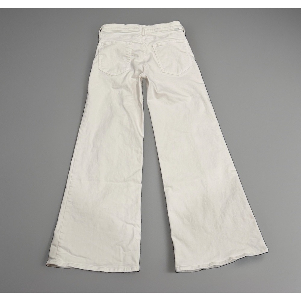 MOTHER Jeans Womens 29 The Twister Skimp High Rise Wide Leg Cream Puffs - Picture 9 of 11